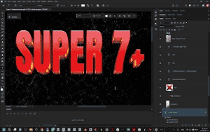Super 7 wholesale promotion graphic design preview
